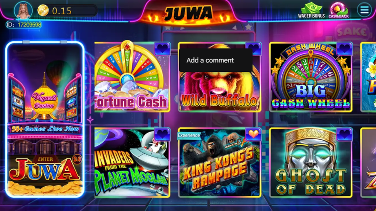 Juwa 777 slots fish games and keno
